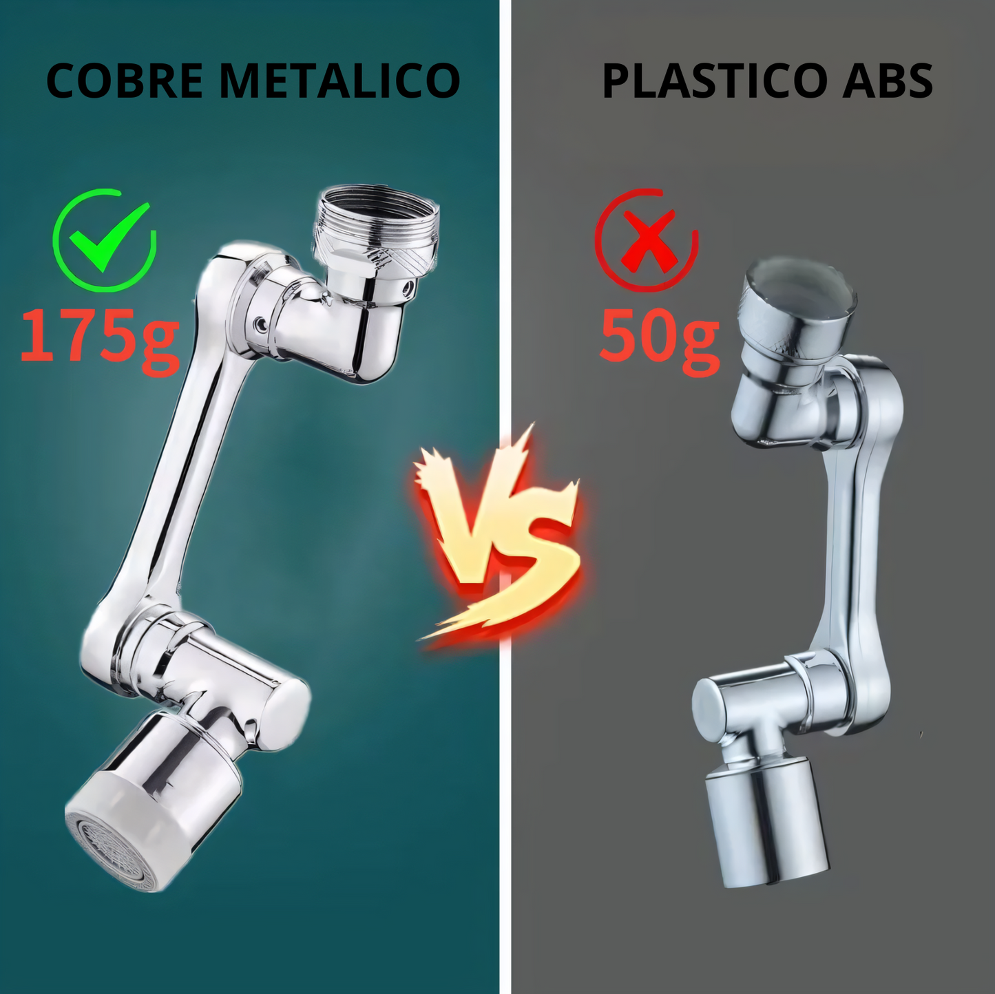 Grifo Giratorio AguaFlex 1080°